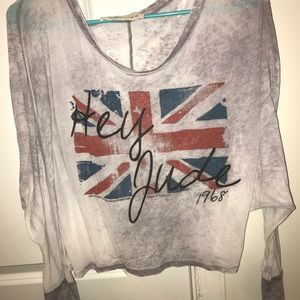 Vintage Havana Long Sleeve off the shoulder tee